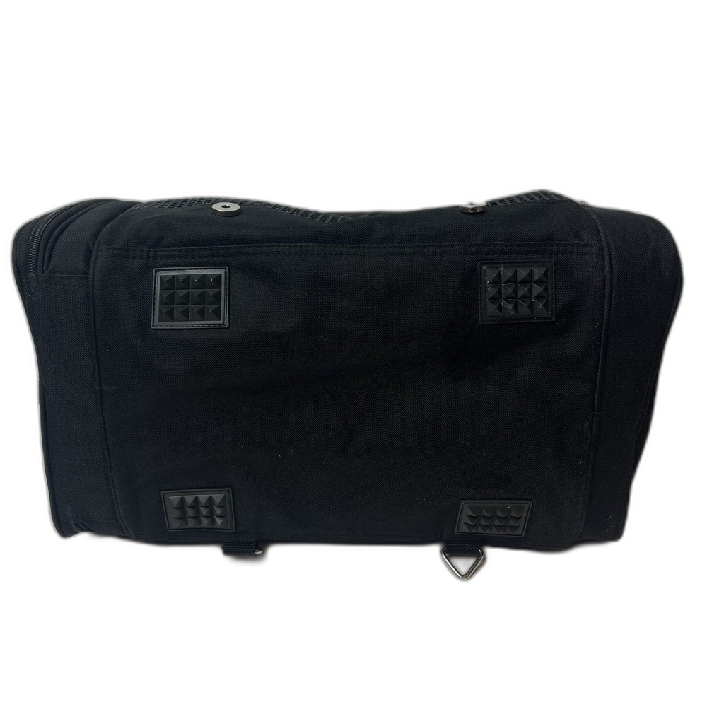 Prefer Pets Hideaway Duffle Pet Carrier Black Airline Approved Ventilated Travel - Picture 7 of 9